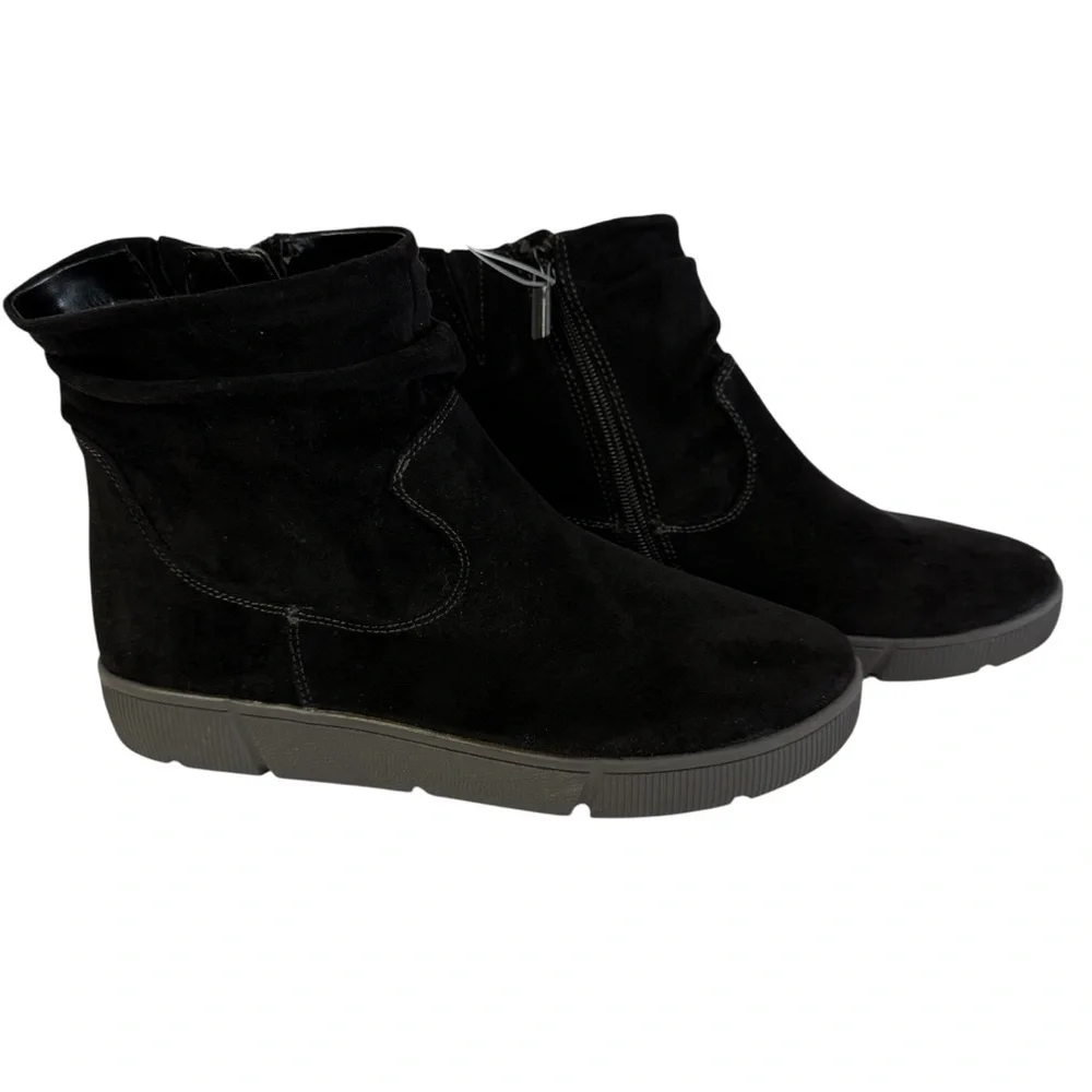 IMPO Women’s Black Suede Ankle Boots